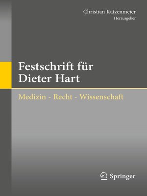 cover image of Festschrift für Dieter Hart